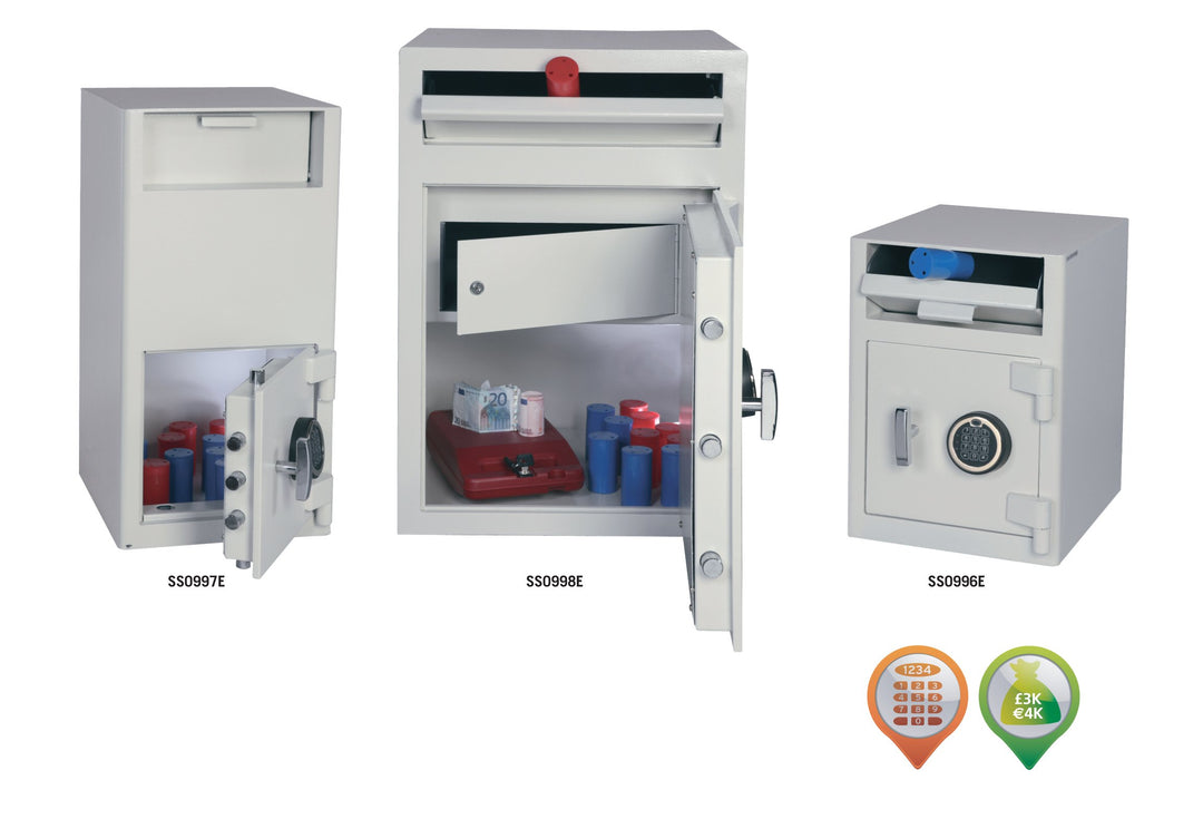 Drop Safes SS0990 Cash Risk 4,000 Front Loading