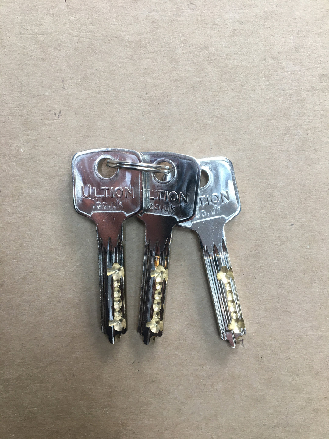 Ultion keys cut