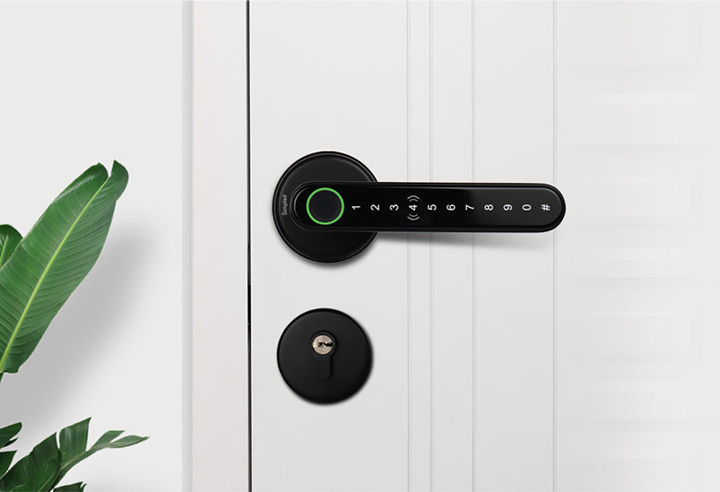 Simpled LF Leverline Smart Lock (Matte Black)